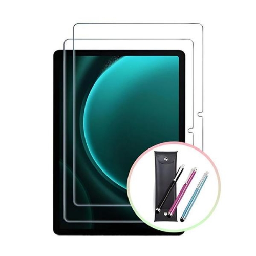 셀러허브 갤럭시탭A11 플러스 강화유리 2매 세트+심플 터치펜+펜 파우치 S44064255_이미지