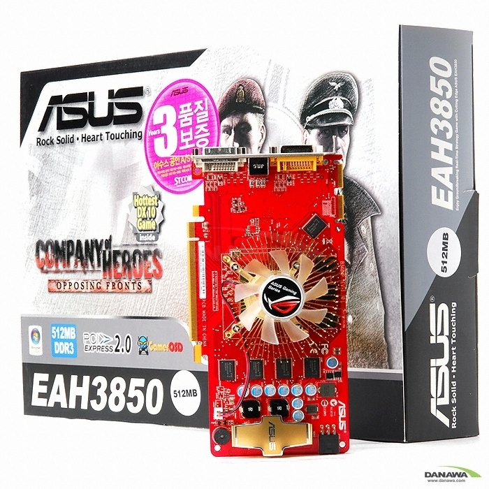 ASUS �󵥿� HD 3850 EAH3850 512MB