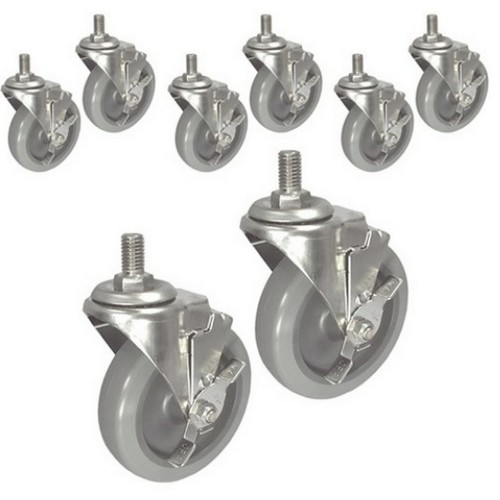 대신캐스타 경량용캐스터 DS 2250 MRP-BT BK (8개)_이미지