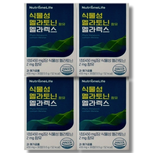 뉴트리원 식물성 멜라토닌 함유 멜라렉스 30정 (4개)_이미지