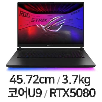 <b>ASUS</b> <b>ROG</b> <b>STRIX</b> SCAR 18 G835LWG-TQ305W 64GB램