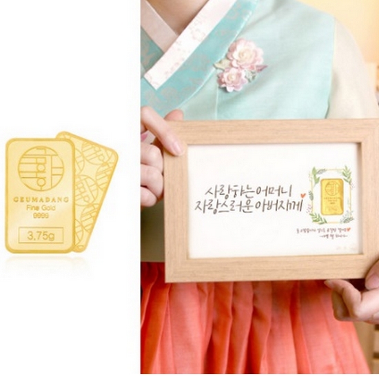 금아당 골드바 기프트 액자 특별전 1.875g