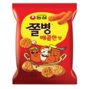 농심 쫄병 매콤한맛 매운떡볶이 90g (5개)_이미지