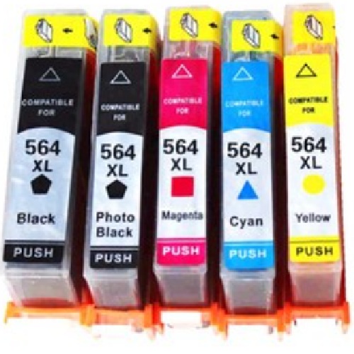 호환 564XL (CN684WA, CB322WA, CB323WA, CB324WA, CB325WA) 5색 세트_이미지
