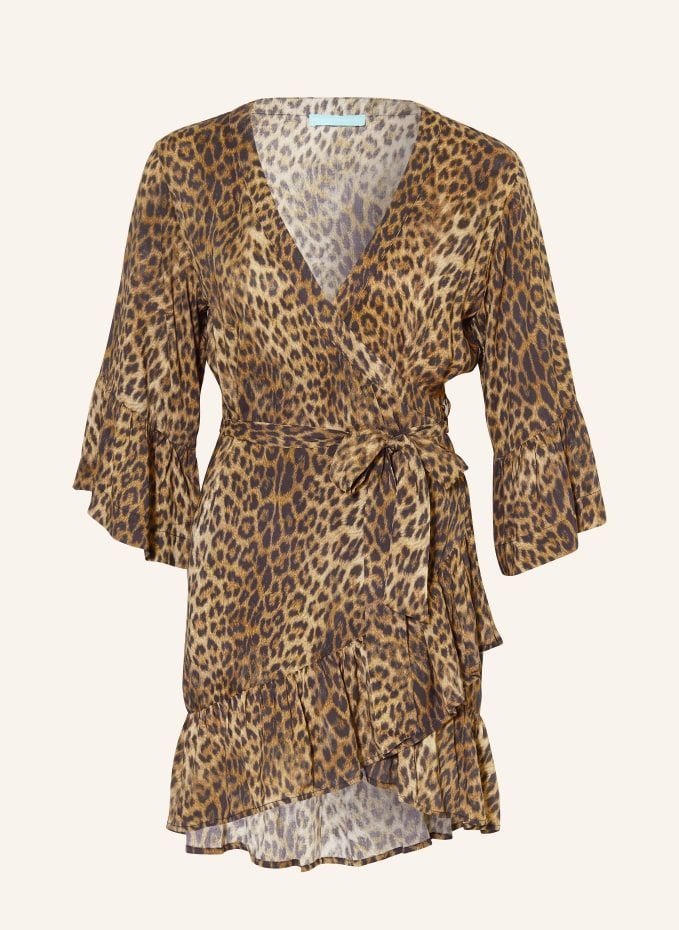 멜리사 오다바시 Conti MELISSA ODABASH TEGAN wrap 드레스 with 3/4 sleeves 10029853051