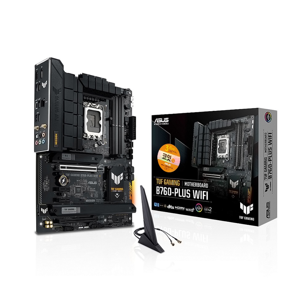 ASUS TUF Gaming B760-PLUS WIFI 코잇이미지입니다. 누르면 해당 게시물로 새창이동합니다.