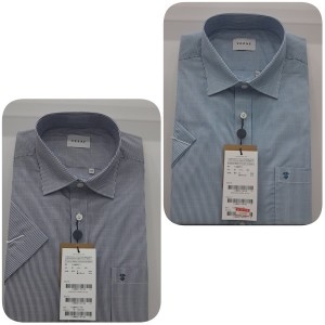 패션그룹형지 예작 스트라이프구김적은 반팔셔츠 일반핏 YJ3MBR2110_이미지