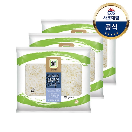 사조대림 대림선 저칼로리 누들 실곤약 400g [3개]