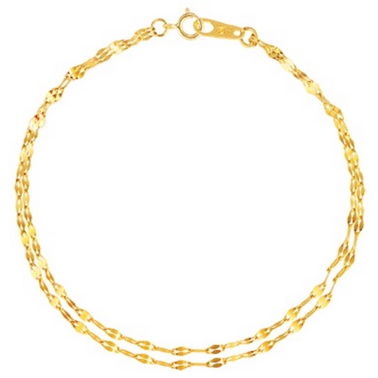 골드앤 순금 24K 아네스 두줄 팔찌