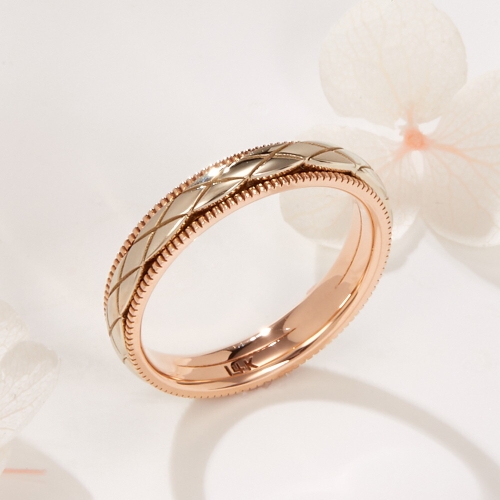 14K 로렛트 웨이브컷 회전 반지 SCW41923