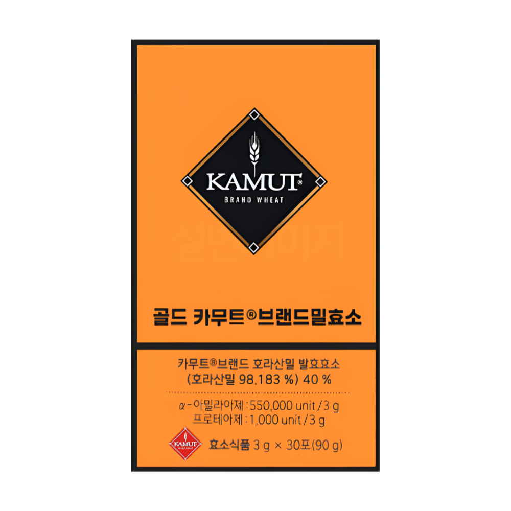 코스팜 그레인온 골드 카무트 브랜드밀 프리미엄 효소90 3g 30포 (1개)
