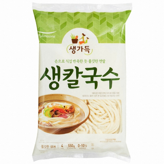 풀무원 생가득 생칼국수 550g (4인분) (1개)_이미지