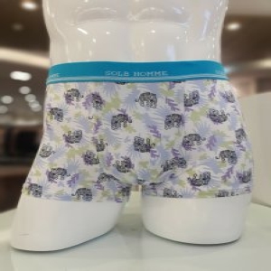 비너스 솔브 폴리 50D 야자수 호랑이 나염 드로즈팬티 SMP6106TMT