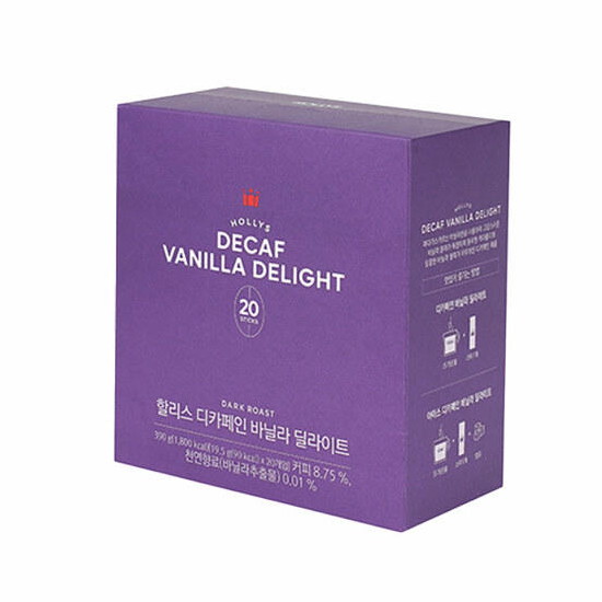 할리스 디카페인 바닐라딜라이트 20개입 (4개)