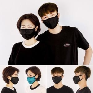 들꽃잠 풍기인견자모 필터 입체마스크 낱개_이미지