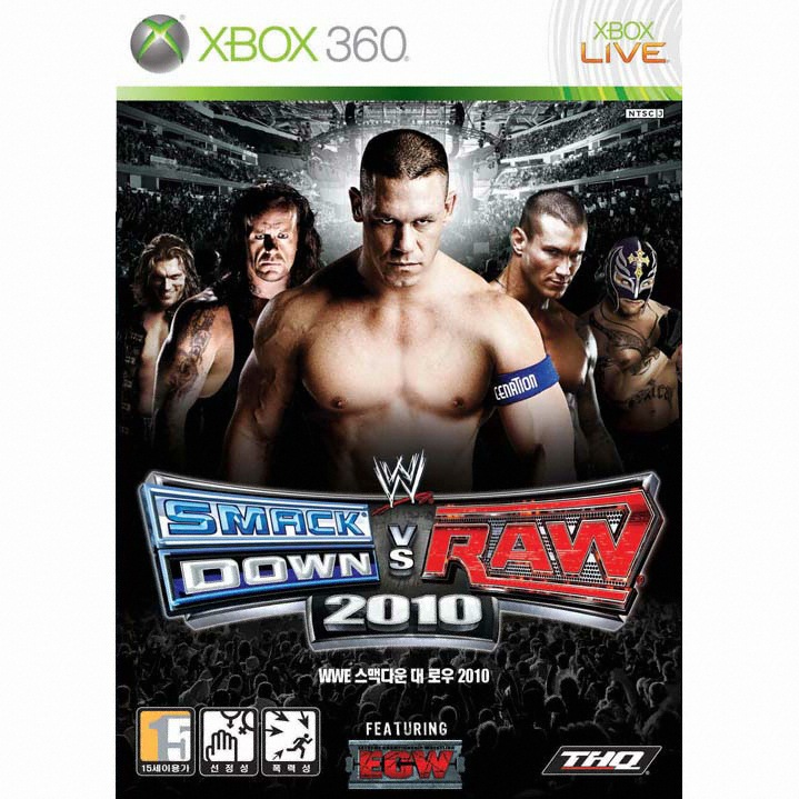 THQ WWE 스맥다운 대 로우 2010 XBOX360 (일반판)