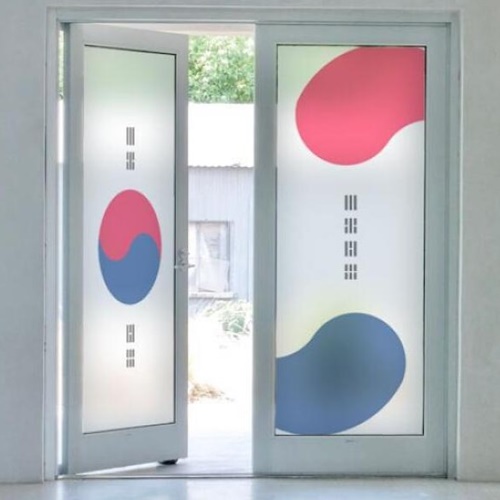 꾸밈  글라스 시트지 우리나라태극기 gb893
