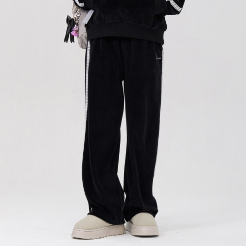 오션스카이 여아 벨로아 와이드팬츠-EFJG7275C03_이미지