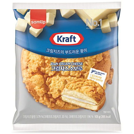 SPC삼립 크래프트 크림치즈 소보루 105g (1개)