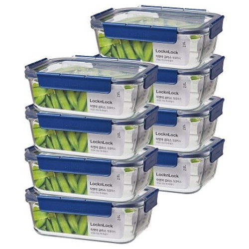 락앤락 탑클라스 직사각 2L (8개)_이미지