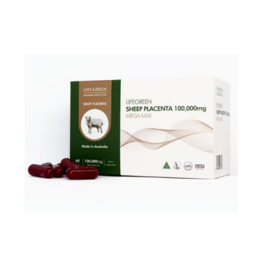 라이프그린 양태반 100000mg 60캡슐 (해외) (5개)