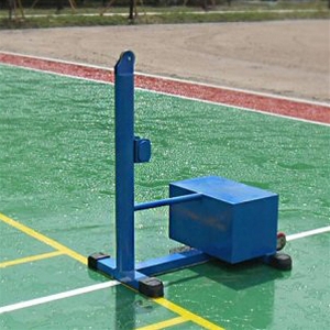 우리 족구지주 70kg WR3200_2개1조_규격_H1100mm 중량 70kg 시합용 이동식 우레탄바퀴 족구 지주 네트별도