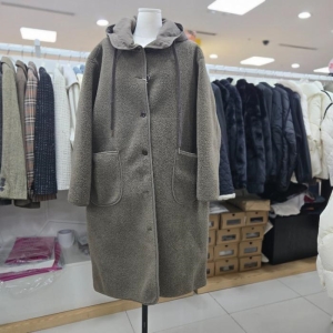 오버톤 DP01 후드배색오버핏코트 KDFH500 23541654
