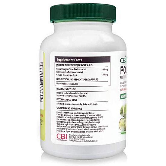 CBI Natural 폴리코사놀 40mg 120캡슐 (1개)_이미지