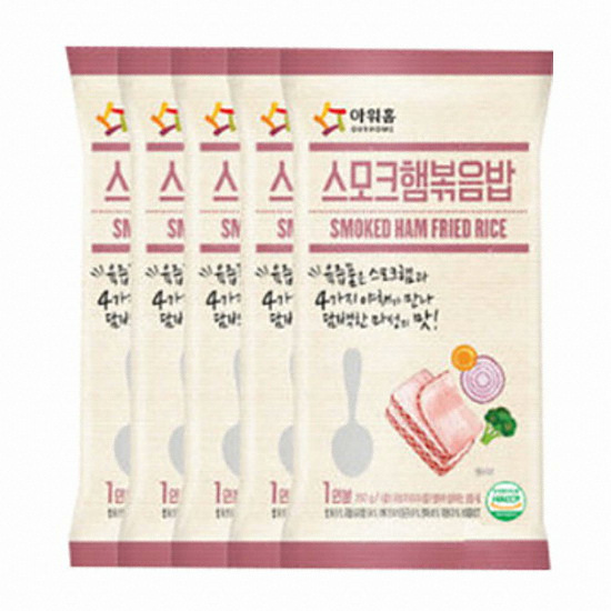 아워홈 스모크햄볶음밥 250g (5개)