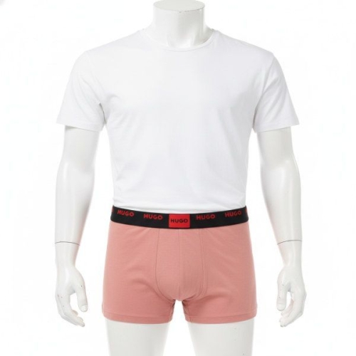 휴고보스 그린 25 Five-pack of stretch-cotton trunks with logo waistbands 505326.._이미지