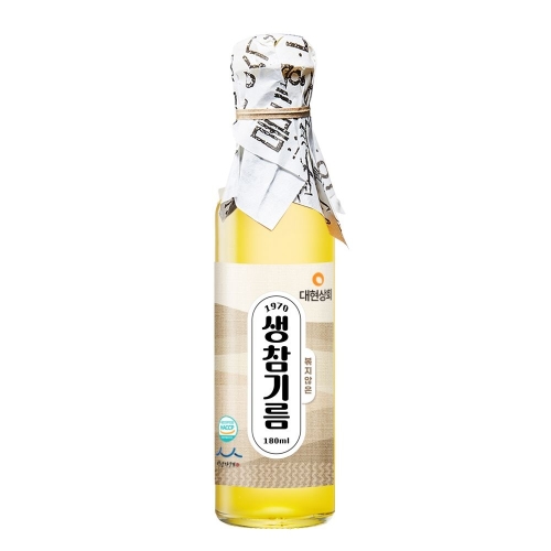 대현상회 저온압착 생참기름 180ml