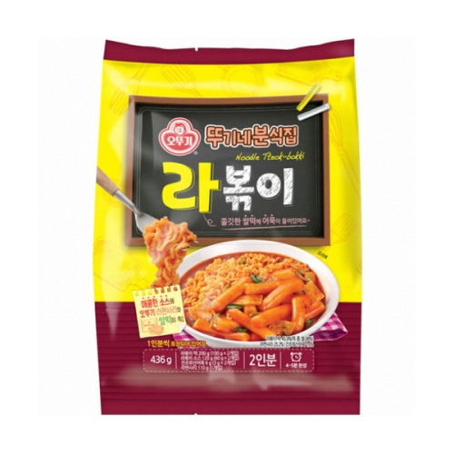 오뚜기 뚜기네 분식집 라볶이 436g이미지입니다. 누르면 해당 게시물로 새창이동합니다.