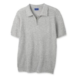 앨빈클로 DELUXE 하찌 카라 반집업 하프 니트 <b>DLX</b>1523 4 COLOR