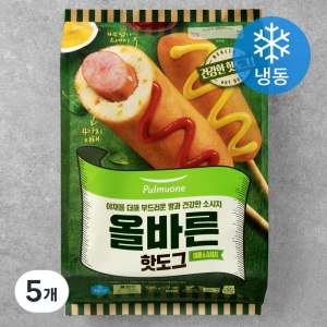 풀무원 올바른 핫도그 개별 냉동 525g 5개