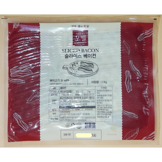 오뗄 슬라이스 베이컨 1Kg (1개)_이미지