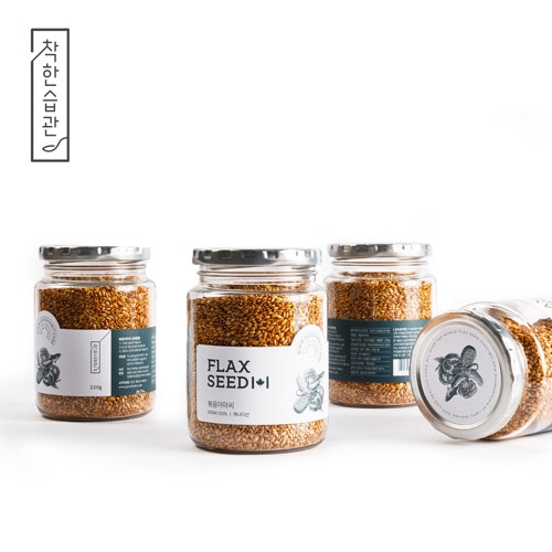 씨농샘골 착한습관 볶은아마씨 220g (4개)