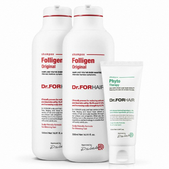 닥터포헤어 폴리젠 샴푸 500ml+피토테라피 샴푸 70ml 3종 세트