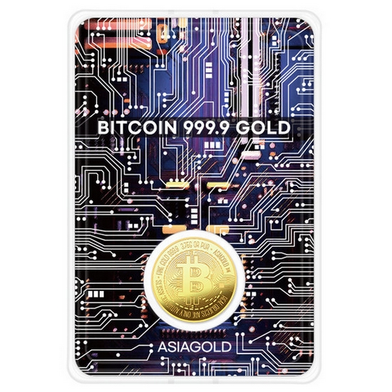 아시아골드 순금 비트코인 골드코인 3.75g_이미지