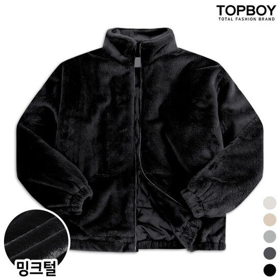 탑보이 밍크 오버핏 패딩 점퍼 PN030