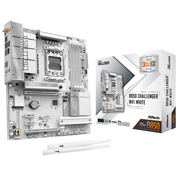 ASRock B850 Challenger WiFi 7 White 에즈윈_이미지