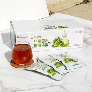  몽탄우리농산 나애게 브로콜리양배추즙 100ml 30포 [3개]
