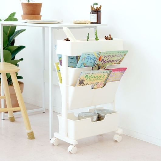 보노하우스 모던 슬림 4단 북 트롤리이미지입니다. 누르면 해당 게시물로 새창이동합니다.