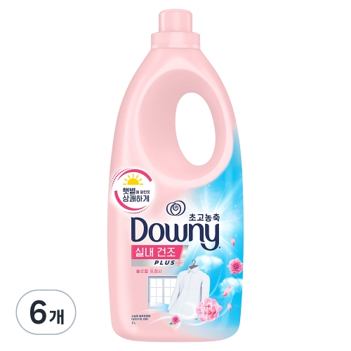 다우니 실내건조 플로럴프레시 2L (6개)_이미지