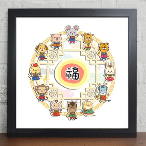  꾸밈 iz172-12간지의새해인사_인테리어액자