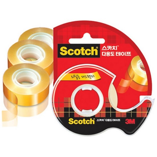 3M 스카치 583 다용도테이프 리필 3+1 18mm x 30m