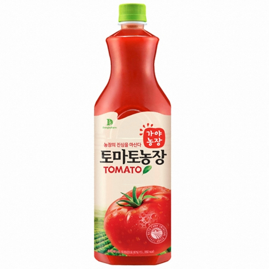 웅진 가야 토마토농장 1.5L 6펫 쥬스골라담기 (6개)_이미지