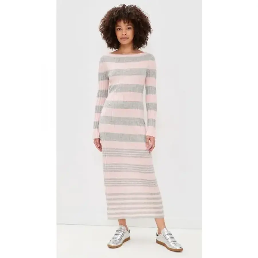 주영이앤씨 Guest in Resid e 게스트 인 레지던스 줄무늬 리브 캐시미어 드레스 7658515_이미지