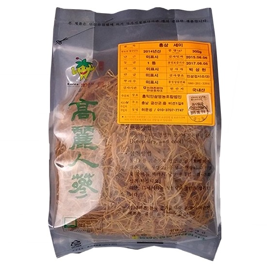 고려 홍미삼 1등품 300g (1개)
