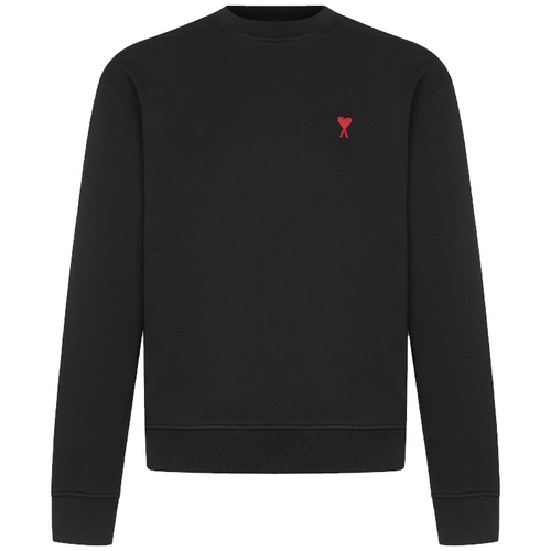 AMI 미니하트로고 맨투맨 BFUSW001 730 (001, 블랙)