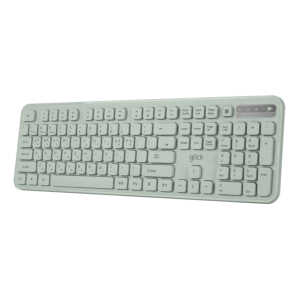 지클릭커 OFFICEPRO WK70 사일런스 L 무선 (그린)_이미지